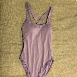 Andie Tulum Lavender One Piece Bathing Suit